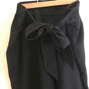 Black sin length pants